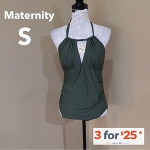 Maternity swimsuit by East Elegant size small in Army Greet